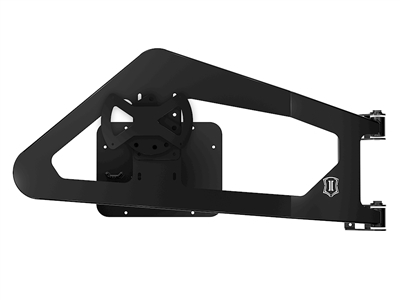 ICON Impact PRO Series Body Mounted Tire Carrier Kit for '07-18 Jeep Wrangler JK (25226)