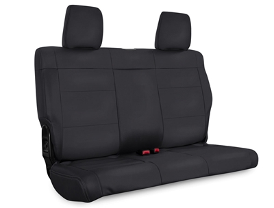 PRP Rear Bench Seat Covers for '07-12 Jeep Wrangler JKU 4 Door - Multiple Color Options or Custom (B018/B021)