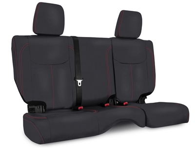PRP Rear Bench Seat Covers for '13-18 Jeep Wrangler JK  - Multiple Color Options or Custom (B023/B024)