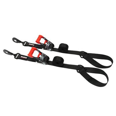 Speedstrap 1.5" UTV Lasso Tie-Down - Black, 2 PACK