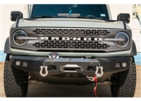 Road Armor '21+ Ford Bronco Stealth Front Bumper, Recessed Winch Mount