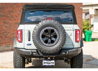 Road Armor '21+ Ford Bronco Slim Fit Stealth Rear Bumper w/Tire Carrier