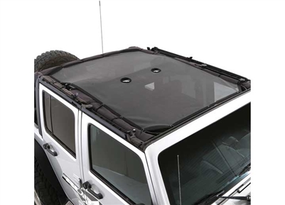 Smittybilt Cloak Extended Mesh Top, fits '07-18 JKU