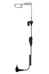 Concierge Coiled Tube Earpiece compatible with M11 - Motorola 2-Pin two-way radios