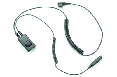 Sentinel Very High Noise Coiled Tube Earpiece for  M1 - Motorola 2-Pin