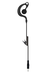 Stinger Listen Only Earhook Earpiece compatible with all M2-All Motorola Visar two-way radios.