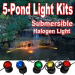 Jebao Submersible Halogen Light Set (5-lights)
