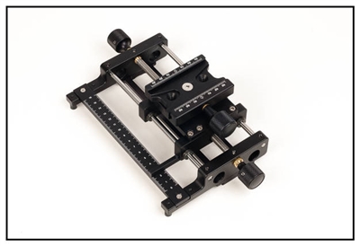 8" Screw  Adjusting Macro Rail with Scale