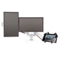 Innovative 7050-Switch Height Adjustable Dual Monitor & Laptop Mount