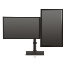 Innovative Horizontal Dual Flat Panel Monitor Stand