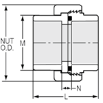 3/4" PVC UNION SOCXSOC EPDM