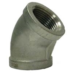 STAINLESS STEEL 45 DEGREE ELBOW