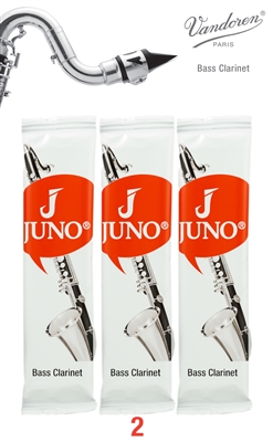 Juno Bass Clarinet Reeds - 3 Reed Card
