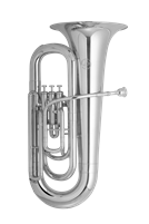 John Packer Eb Tuba - mini 3 valve - silver