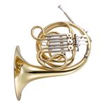 John Packer F Kinder French Horn- gold lacquer
