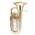 John Packer Euphonium - in-line - gold lacquer