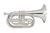 John Packer Marching Baritone - silver with ABS Case