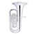 John Packer Eeb Tuba - 4 valve comp - Silver