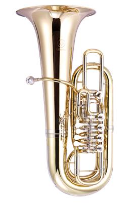 John Packer FF Rotary Valve Tuba - JP Sterling - Silver