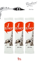 Juno Alto Saxophone Reeds - 3 Reed Card