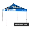 10 ft Canopy Tent - Replacement Print