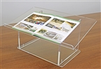 Clear Acrylic Tabletop Podium/ Lectern (23-1/2"W x 10-1/2"H x 14-1/4"D)