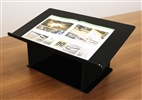 Black Acrylic Tabletop Podium/ Lectern (23-1/2"W x 10-1/2"H x 14-1/4"D)