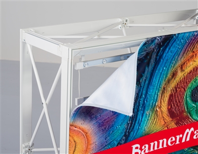 Illuminated 2.5 ft Pop Up Display - Double Sided Replacement Print