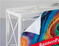 Illuminated 7.5 ft Pop Up Display - Double Sided Replacement Print