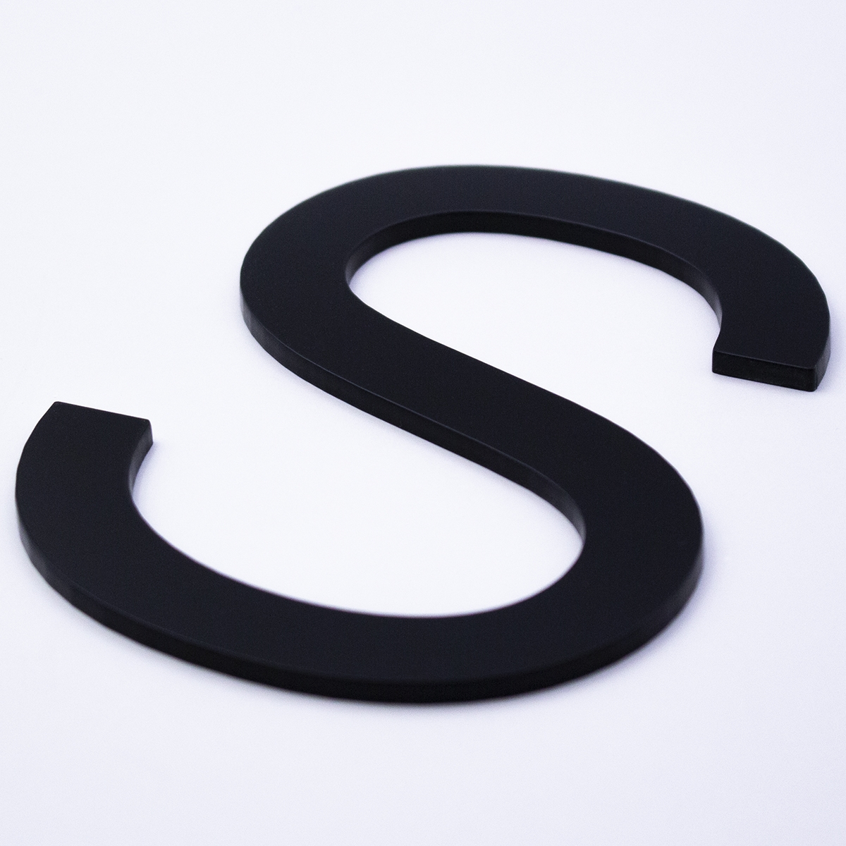 Black Acrylic Laser Cut Letters - 1/8'' (3mm) thick