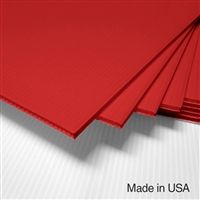 IntePro Corrugated Plastic - Red