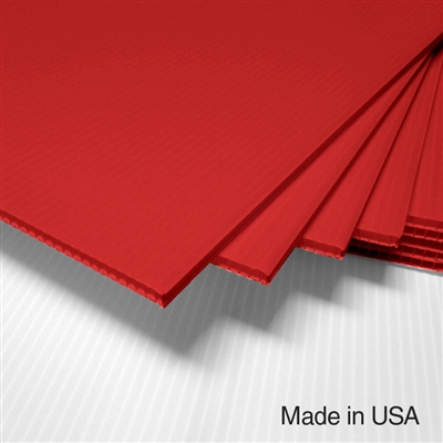 IntePro Corrugated Plastic - Red