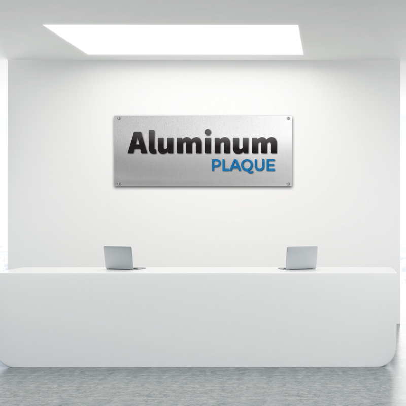 Custom Sublimated Plaques - Aluminum with Logo