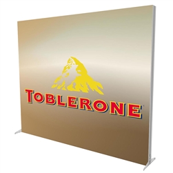 10FT Slim Modular Lightbox Display with Double Sided Fabric Print