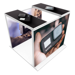 Tunnel Modular Lightbox Display with  Fabric Print Set