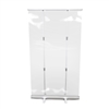 Roll Up Clear Sneeze Guard 45" W X 78" H