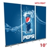 Retractable Roll Up Banner STand Wall 10'