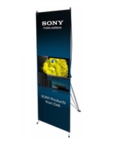 Small X Banner Stand 24" x 63" - Stand Only