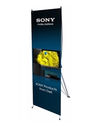 Small X Banner Stand 24" x 63" - Stand Only BOX SET [QTY:15 PCS]