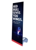 Outdoor X Banner Stand Water Base with 24"x 57" Vinyl Print