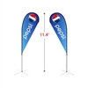 Medium Double-Sided Tear Drop Flag Kit