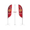 Small Double-Sided Feather Flag Kit