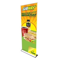 HD Retractable Banner Stand 24" with Vinyl Print