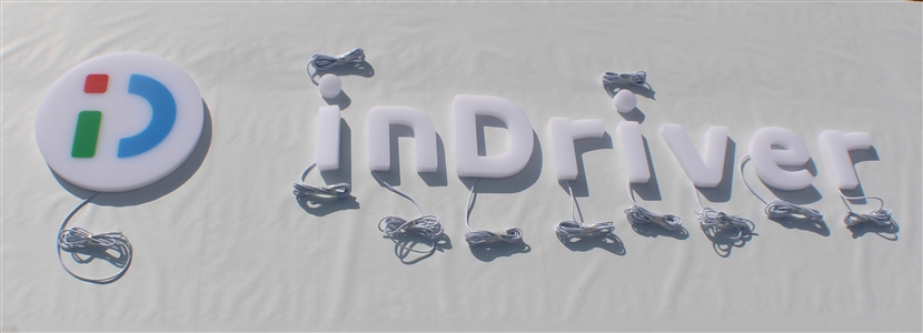 Full Lit 3D Acrylic Letters for Indoor & Outdoor Signage - 82"W X 18"H