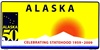Alaska Blank License Plate Vinyl Cricut Pazzles