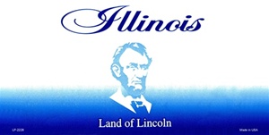 Illinois Blank License Plate Vinyl Cricut Pazzles