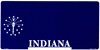 Indiana Blank License Plate Vinyl Cricut Pazzles
