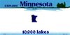 Minnesota Blank License Plate Vinyl Cricut Pazzles