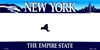 New York Blank License Plate Vinyl Cricut Pazzles