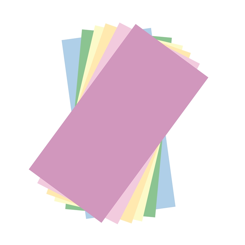 Pastel Colors Adhesive Vinyl Sheets Pack